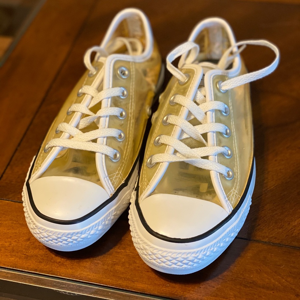 Clear Converse Allstar Sneaker size 6